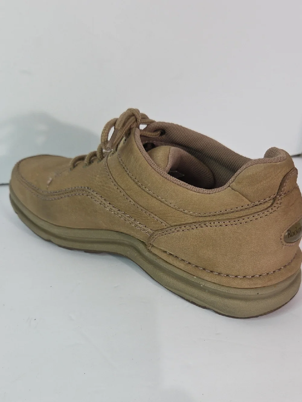 Rockport Men's Casual Leather Lace-Up Walking Shoes - Tan Size 13W